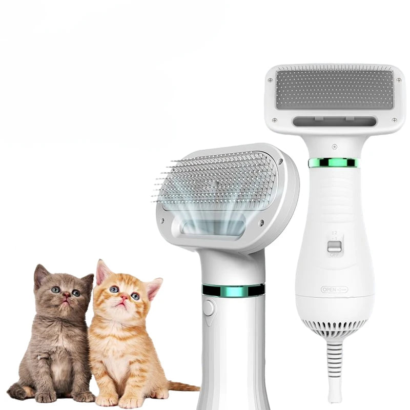 PetGroom Pro: Secador y Cepillo 2 en 1 para Mascotas